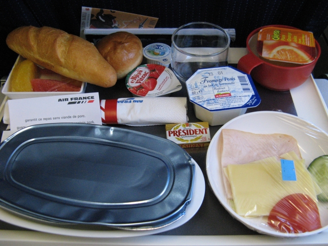  Repas Air France Le Caire-Paris 