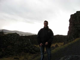 Olivier FAURAX, au parc national de Þingvellir