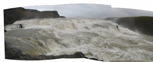 Panorama des chutes de Gullfoss